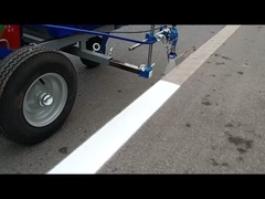 Bagaimana cara kerja sistem hidrolik pada mesin marka jalan?