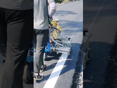 Bagaimana cara kerja mesin hot melt spray road?